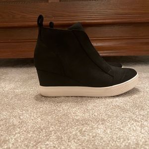 Ccocci wedge sneaker in black